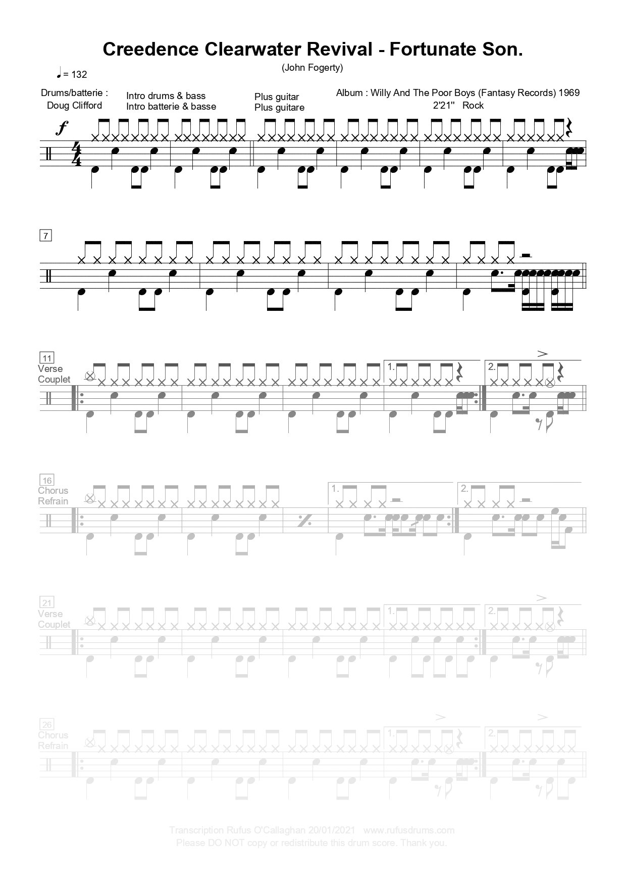 Creedence Clearwater Revival - Fortunate Son