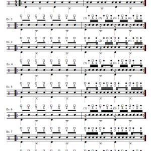 Méthodes de batterie – Syncopes et décalages – Niveau 4